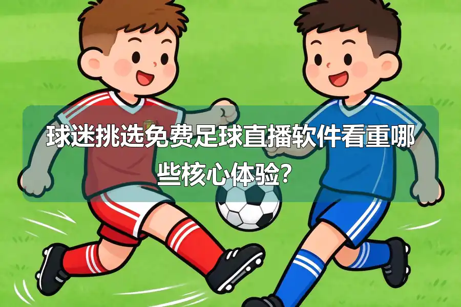 球迷挑选免费足球直播软件看重哪些核心体验？