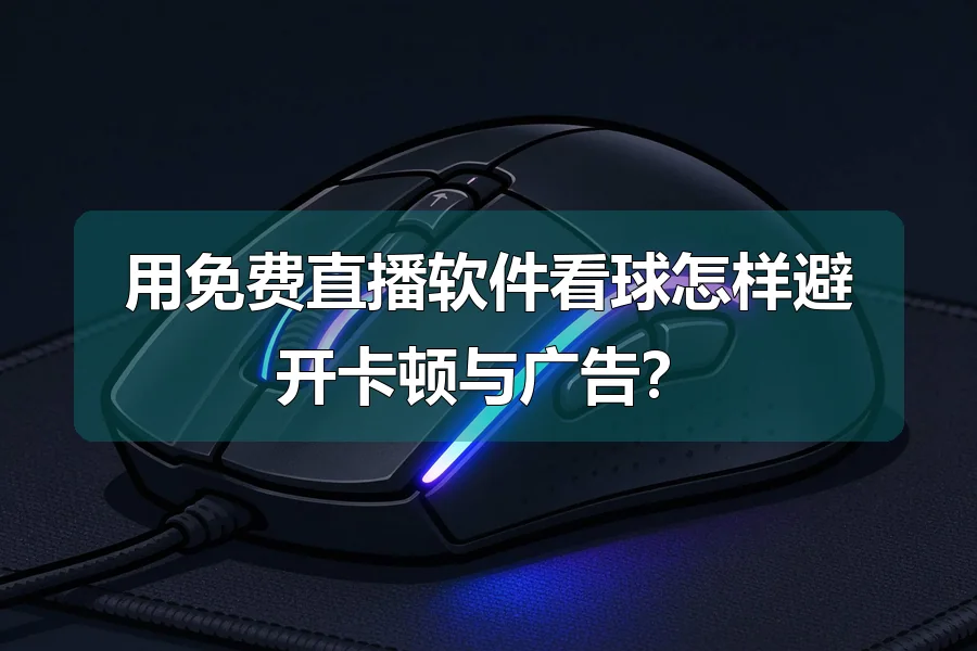 用免费直播软件看球怎样避开卡顿与广告？